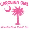Buy Pink Carolina Girl Sweeter Than Sweet Tea T-Shirts, Apparel, and Gifts