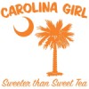 Buy Orange Carolina Girl Sweeter than Sweet Tea T-Shirts, Apparel, and Gifts