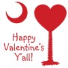 Buy Happy Valentine's Y'all Heart Palmetto Moon T-Shirts, Apparel, and Gifts