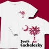 Buy Garnet-Black Polka Dots South Cackalacky Deluxe T-Shirts, Apparel, and Gifts